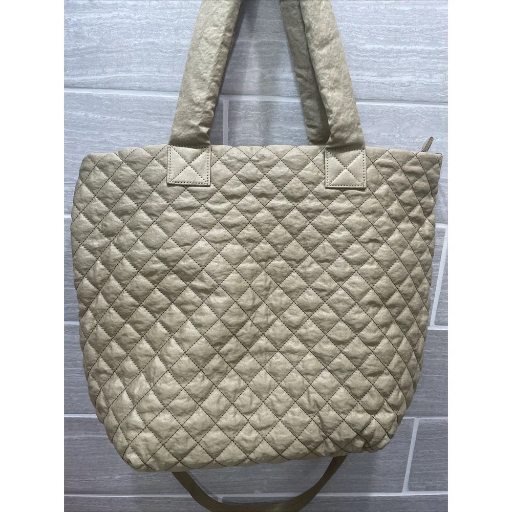 Hsitandy‎ Beige Waterproof quilted tote bag NEW
